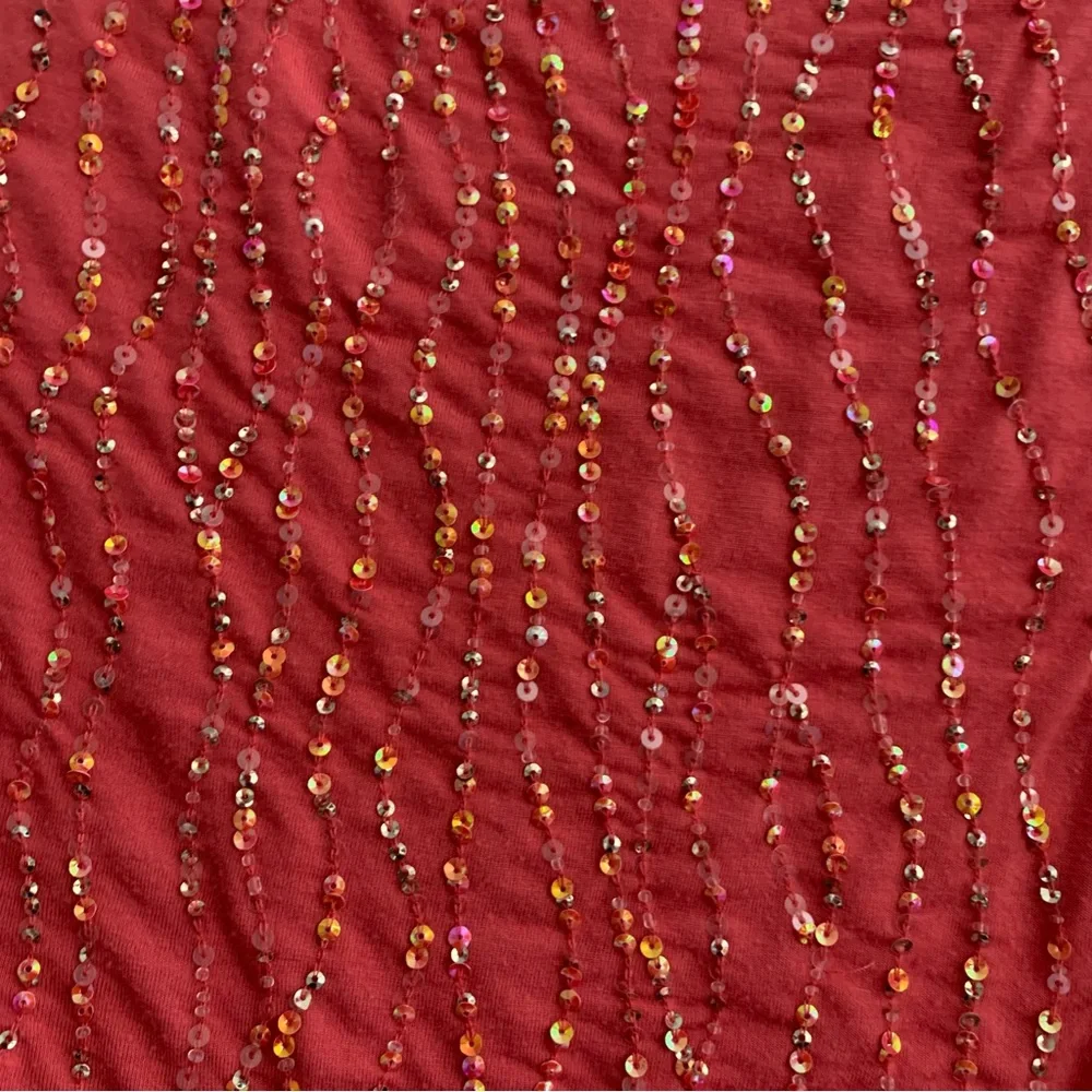Jennifer Lopez Petite XXS Pink Sequinned Top - Picture 3 of 9
